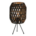 PLATINET TABLE RATTAN LAMP LAMPA RATTANOWA DARK BROWN CAPRI [45752]