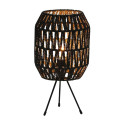 PLATINET TABLE RATTAN LAMP LAMPA RATTANOWA DARK BROWN CAPRI [45752]