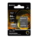 Platinet mälukaart microSDXC 64GB Class 10 UIII 90MB/s + adapter (43999)