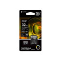 Platinet mälukaart microSDHC 32GB Class 10 UIII 90MB/s + adapter (44003)