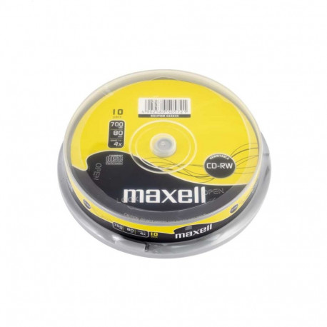 MAXELL CD-RW 700MB 4X CAKE*10 624027.00.CN