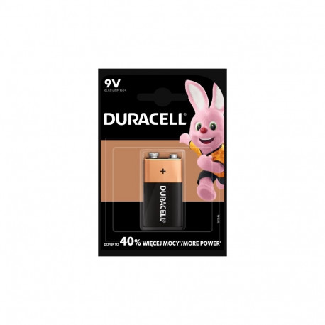 DURACELL BATTERY ALKALINE BASIC 9V M BLISTER *1