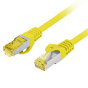 PATCHCORD CAT.6A S/FTP LSZH CU 1M YELLOW FLUKE PASSED LANBERG