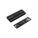 Enclosure for drive M.2 SATA, NVMe, USB C, 2TB