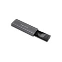 Enclosure for drive M.2 SSD, SATA, NVMe, USB C