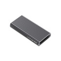 Enclosure for drive M.2 SSD, SATA, NVMe, RGB LE