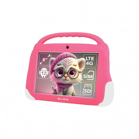 Tahvelarvuti KidsTAB8 4G BLOW 4/64GB roosa + ümbris
