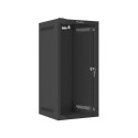 Lanberg WF10-2312-10B rack cabinet 12U Wall mounted rack Black