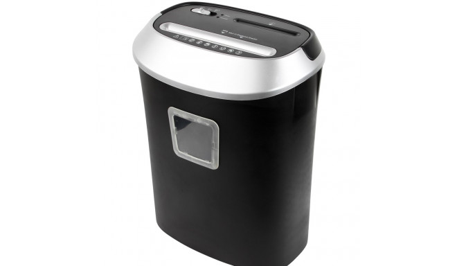 Shredder Activejet ASH-1201D, P-3, 25 l, 5x38 mm shreds, black and silver.