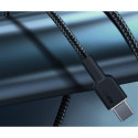 AUKEY CB-NCC2 USB-C Type-C Power Delivery PD 60W 3A 1.8m Nylon Black