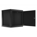 Lanberg WF01-6612-00B rack cabinet 12U Wall mounted rack Black