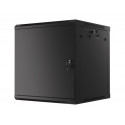 Lanberg WF01-6612-00B rack cabinet 12U Wall mounted rack Black