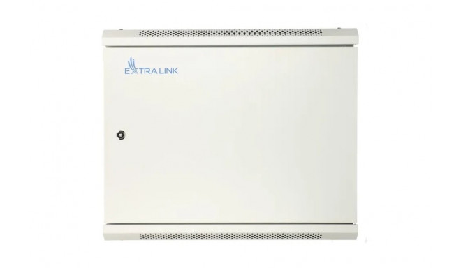 Extralink 19" 9U 600x600 ASP hall seinakinnitusega rack