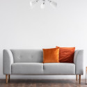 Activejet Classic chandelier pendant ceiling lamp NIKITA nickel triple 3xE27 for living room Activejet Classic chandelier pendant ceiling lamp NIKITA nickel triple 3xE27 for living room