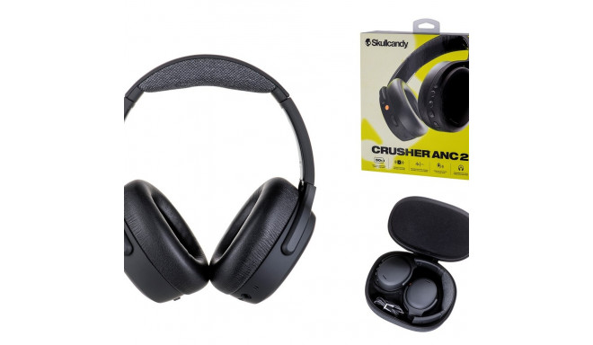 kõrvaklapid Skullcandy Crusher ANC 2 juhtmevabad true black
