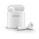 Savio juhtmevabad kõrvaklapid TWS-01 Bluetooth, valge