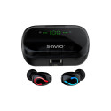 Savio juhtmevabad kõrvaklapid TWS-06 Bluetooth 5.0 + EDR, must