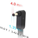 Akyga AK-ND-55 power adapter/inverter Indoor 65 W Black