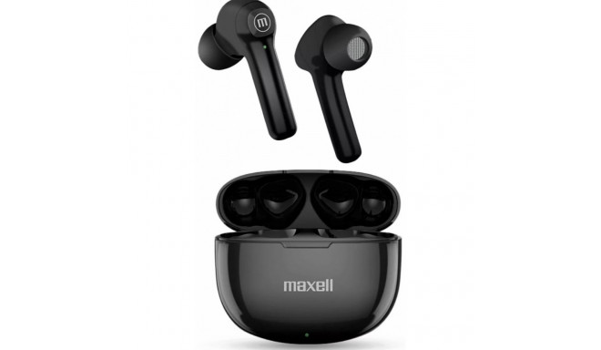 Maxell Dynamic+ wireless headphones with charging case Bluetooth black