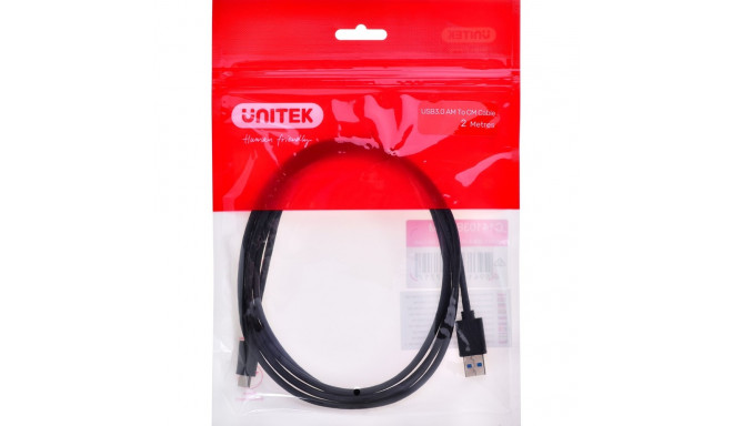 UNITEK kaabel USB-C, USB-A, 5 Gbps, 2 m