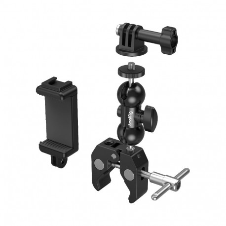 SmallRig superklambri komplekt 4373 krabikujuline kuulpea ja Magic Armiga