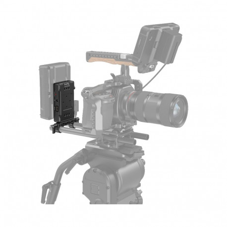 SmallRig aku adapterplaat 3498 V-Mount baasversioon kahepoolse torukinnitusega