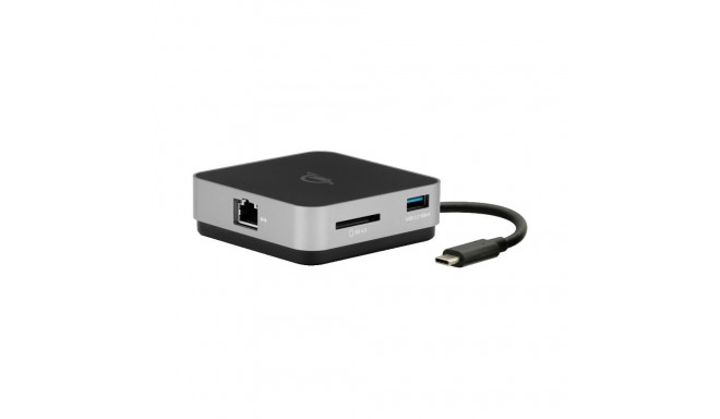 OWC Dock USB-C Travel Dock E 6-Port Travel Dock 100W- Space Gray (ethernet)