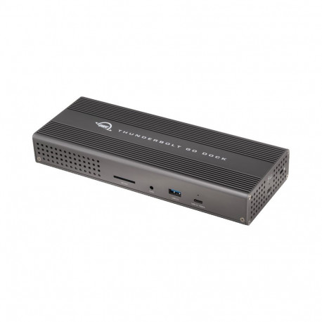 OWC Dock Thunderbolt 4 Go Dock for Mac & Windows, built-in power supply