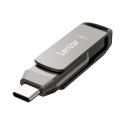 LEXAR JUMPDRIVE DUAL DRIVE D400 TYPE-C/TYPE-C & TYPE-A, UP TO 130MB/S READ (USB 3.1) 128GB