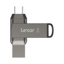 LEXAR JUMPDRIVE DUAL DRIVE D400 TYPE-C/TYPE-C & TYPE-A, UP TO 100MB/S READ (USB 3.1) 32GB