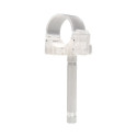 LEDGO TRANSPARENT SINGLE CLIP WITH PILLAR