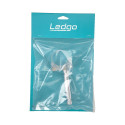 LEDGO TRANSPARENT SINGLE CLIP WITH PILLAR