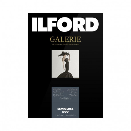 Ilford fotopaber Galerie Semi Gloss Duo 250g A3+ 25 lehte
