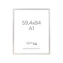 Focus pildiraam Soul 59,4x84 A1, valge