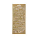 FOCUS STICKERS GOLD LETTERS DESIGN 1