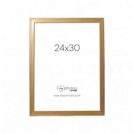 Focus photo frame Pop 24x30, golden
