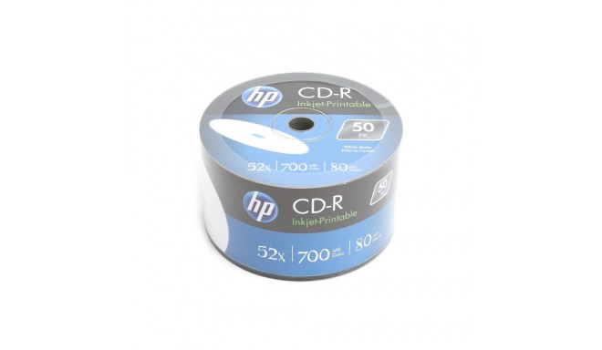 HP CD-R 700MB 52x 50tk, valge
