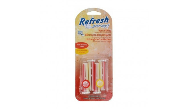 Car Air Freshener California Scents Vent Sticks Strawberry Lemon (2 pcs)