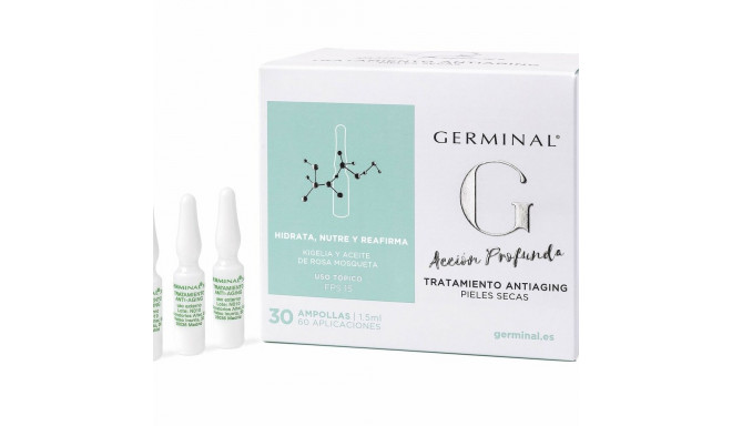 Ampulas Germinal 30 x 1,5 ml Sausa āda Pret-novecošanās