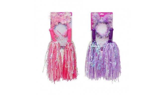 Pompoms Headband Set