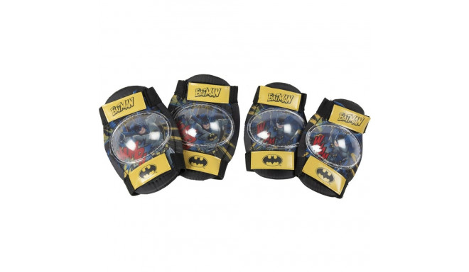 Elbow and Knee Pad Kit Batman CZ10957 Black/Yellow