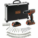 Kruvikeeraja Black & Decker BLACK+DECKER BDCDC18BAFC-QW Perceuse-visseuse sans fil, 18 V, Noir/orang