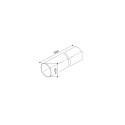 Õhupuhastaja ümmargune ühendustoru 150 mm 100 cm Faber