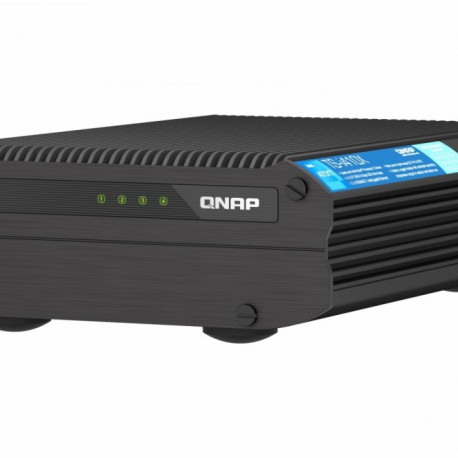 The QNAP TS-i410X-8G is an industrial-grade, fanless 4-bay NAS designed for harsh e