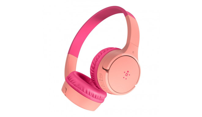 Wireless headphones for kids pink