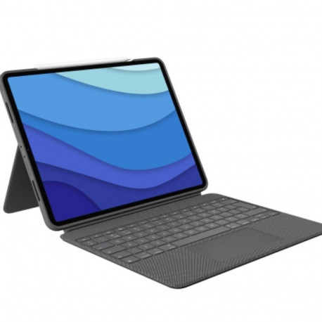The Logitech Combo Touch for iPad Pro 12.9-inch (5th Generation) is a premium backl