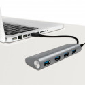 Hub USB 3.0, 4-port with aluminum casing