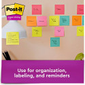 Note paper 76x76mm POST-IT 654 neon yellow 100 sheets