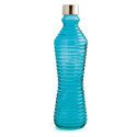 Bottle Quid Line Glass 1 L - Turquoise