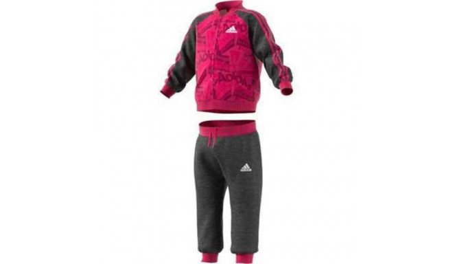 Beebi Spordidress Adidas I Bball Jog FT Roosa Must Mitmevärviline - 12-18 kuud